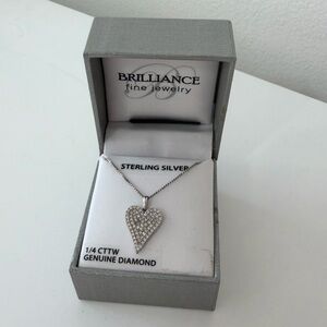 Sterling Silver Heart Necklace